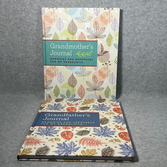 Grandparent Journal Set Memories Keepsake Life History Family Tree Genealogy New - Picture 2 of 14